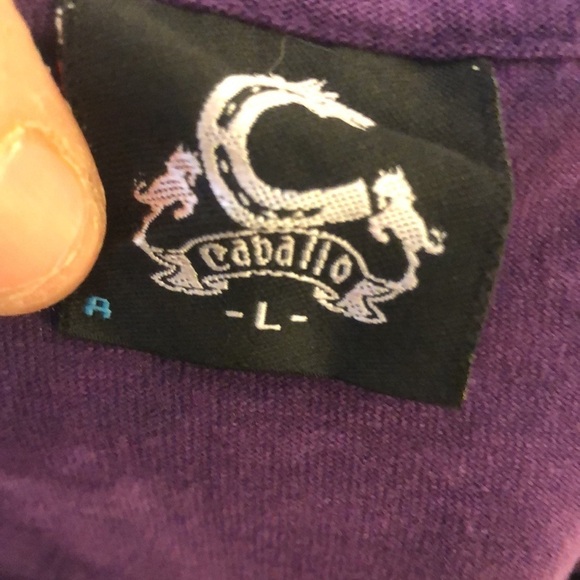 VINTAGE Caballo Wolf Tie Dye T-Shirt - Picture 6 of 7